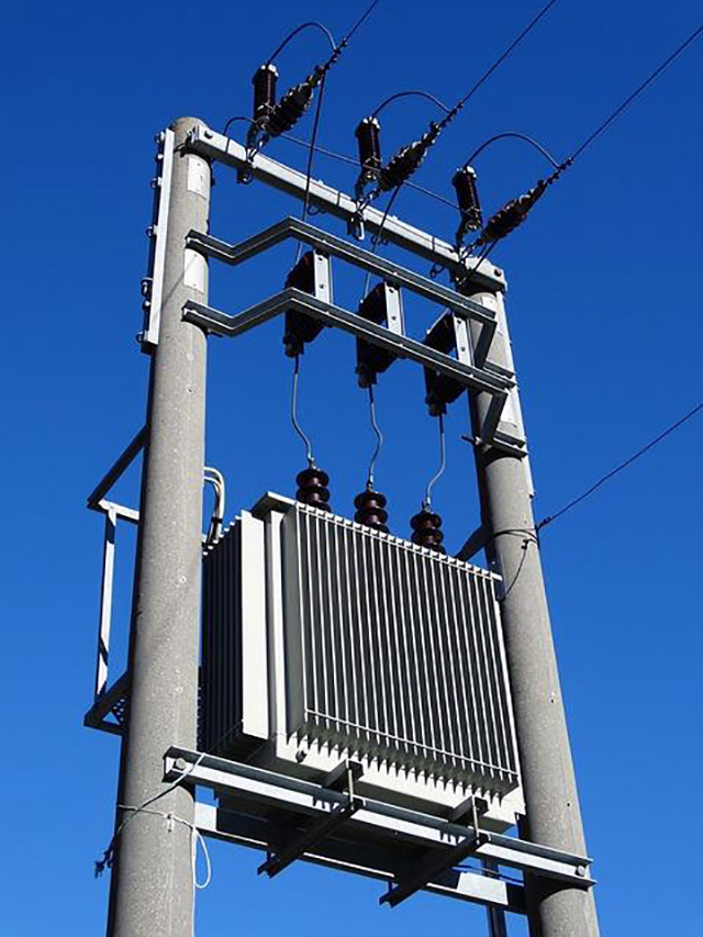 阳安二线10KV 永临结合电力贯通线以及变